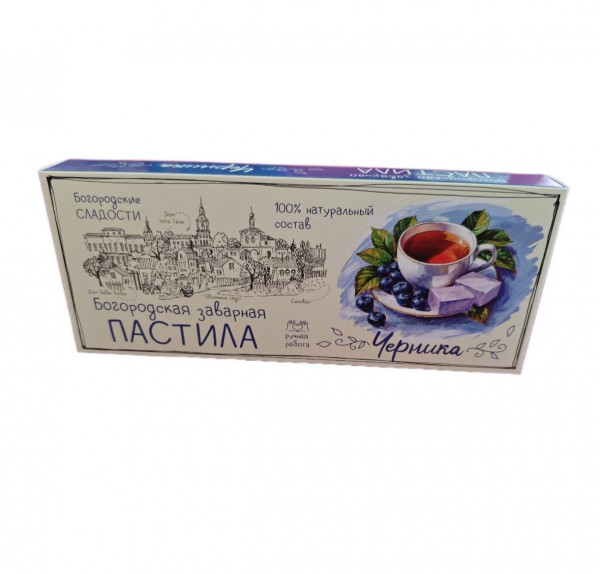 №1 Пастила заварная "Черника", 250г в Аксае
