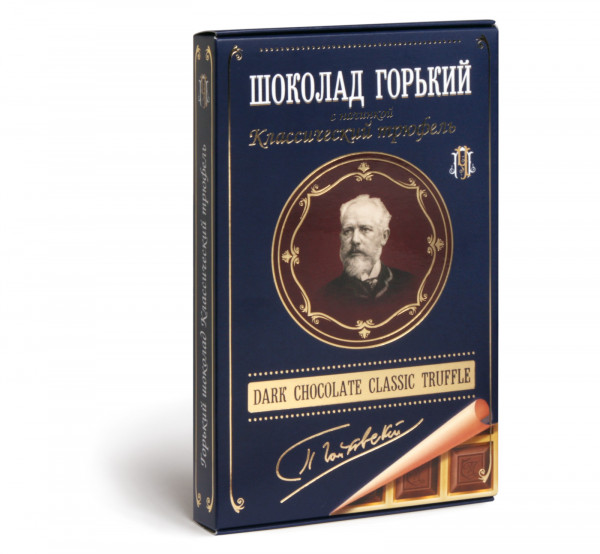 №1 Фабрика Томер  Горький шоколад ТРЮФЕЛЬ классический (Чайковский), 112г в Аксае