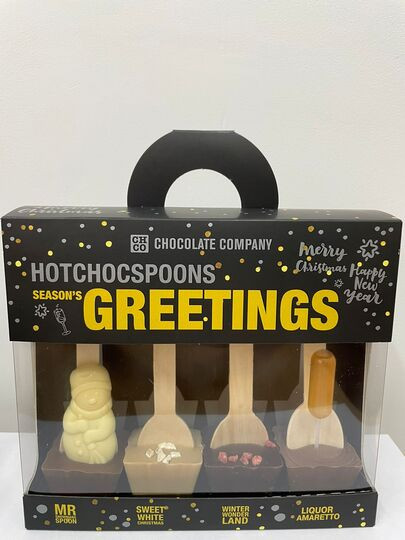  TM LORD Набор шоколадных ложек «SEASON`S GREETINGS» (4 ложки по 50 гр), 200гр в Аксае