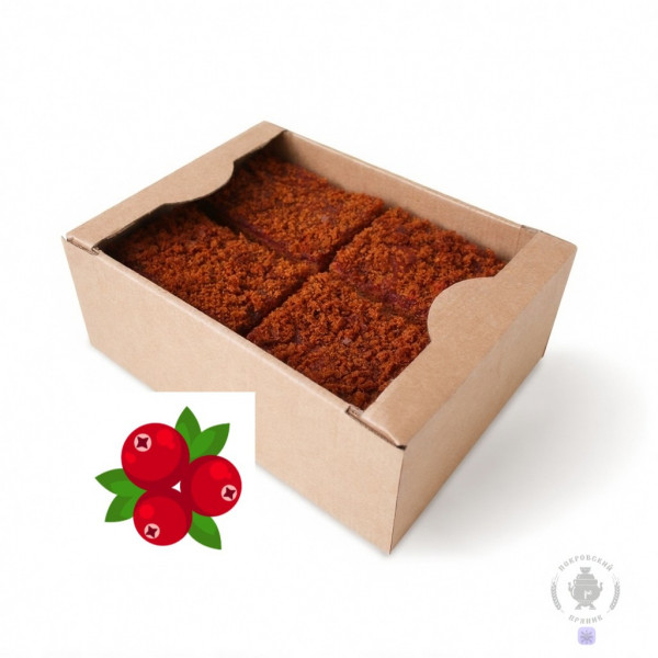 №3 Пряник 1кг с фруктовой начинкой Брусника в Аксае