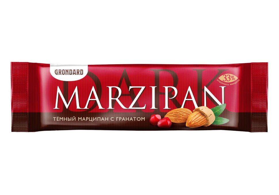  TM Grondard     (10973) Батончики глазированные Марципановые ГРАНАТ, (24шт по 50г)       в Аксае